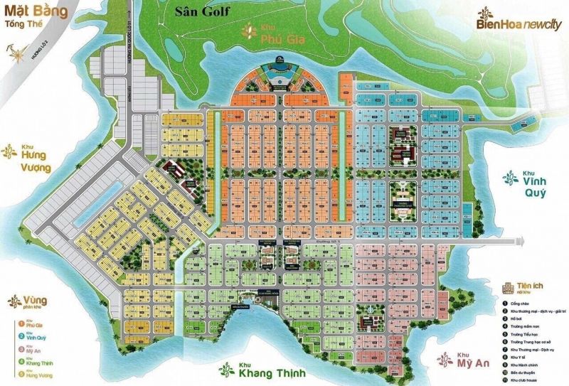 biên hòa newcity mặt bằng tổng thể