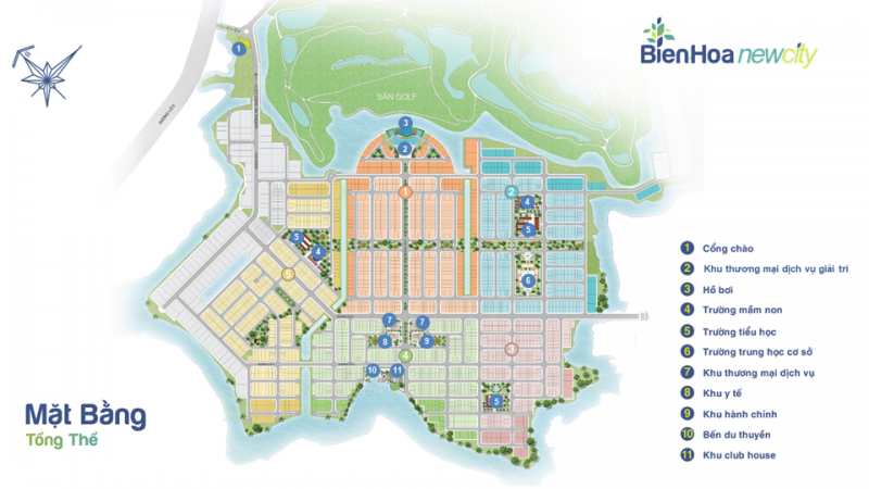 biên hòa newcity mặt bằng tổng thể