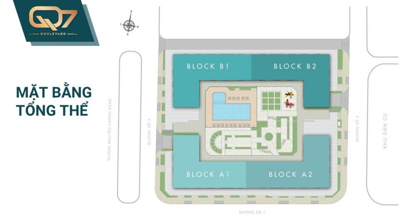 q7 boulevard mặt bằng tổng thể