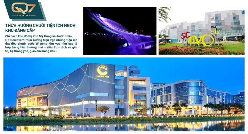 q7 boulevard tiện ích ngoại khu