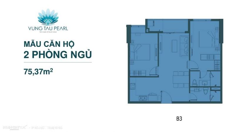 Vũng Tàu Pearl 2PN 3