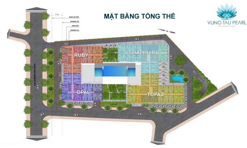 Vũng Tàu Pearl mặt bằng tổng thể